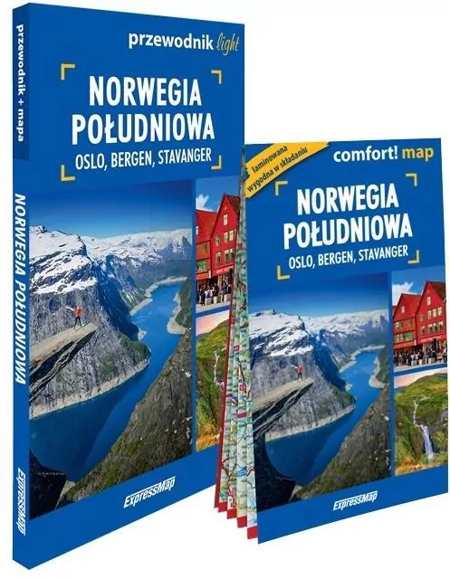 Norwegia Południowa light: przewodnik + mapa - tantis.pl
