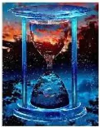 Diamentowa mozaika. Klepsydra 40x30cm