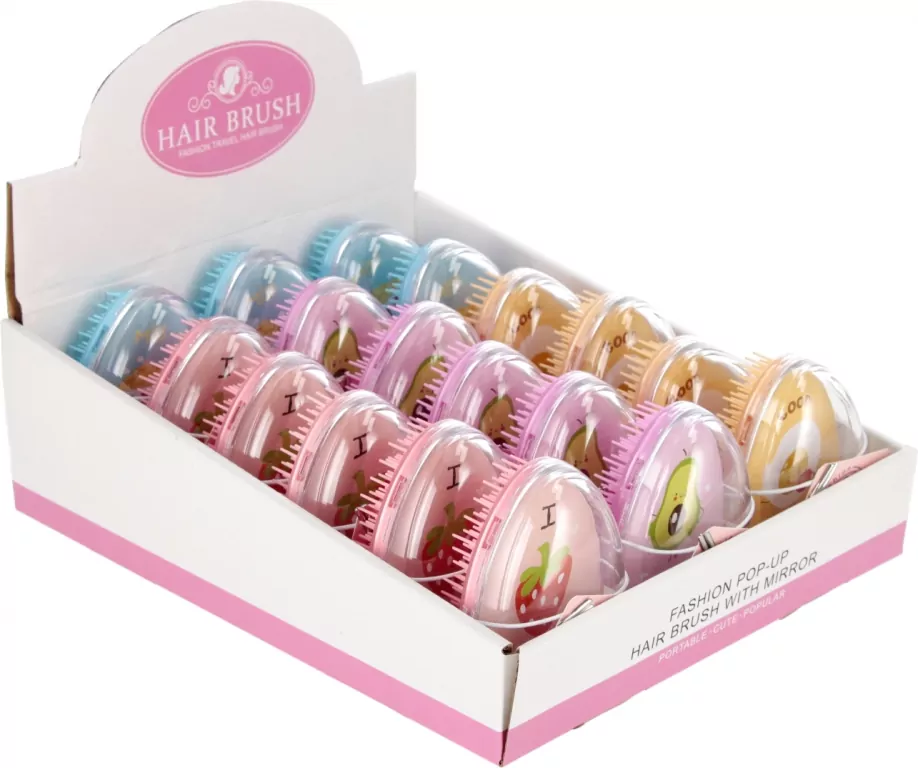 Szczotka do włosów 9cm 1szt.mix - tantis.pl