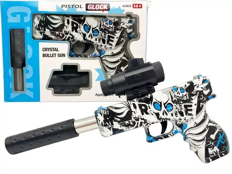 Pistolet na kulki wodne i plastikowe 6mm K702 - tantis.pl