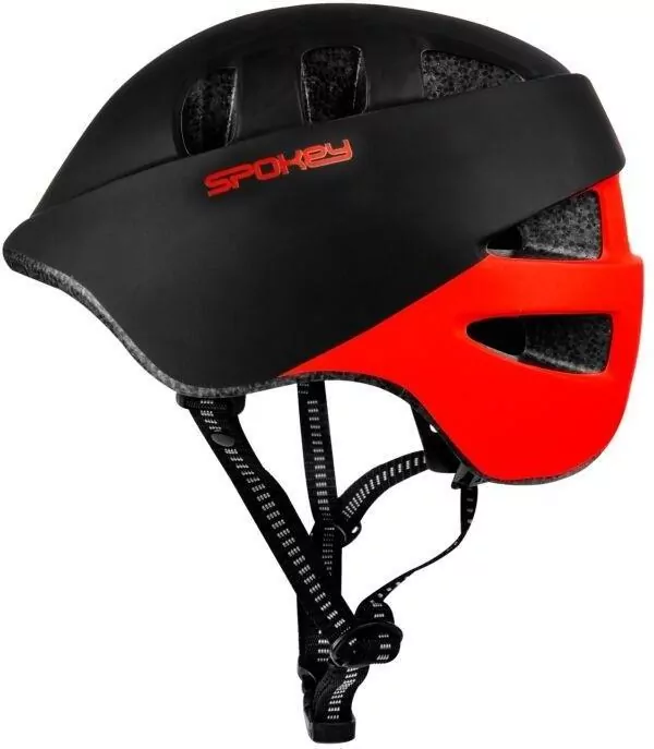 Kask rowerowy Cherub S/48-52cm czarno-czerwony - tantis.pl