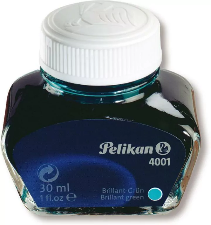 Atrament Pelikan 4001. Turkusowy. 30 ml. - tantis.pl