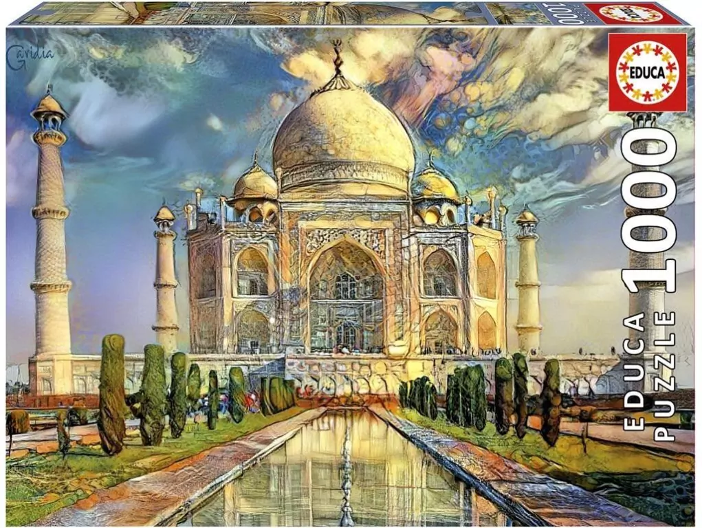 Puzzle 1000 Taj Mahal, Indie - tantis.pl