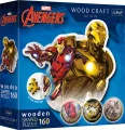 Puzzle drewniane 160. Odważny Iron Man. 20183 - tantis.pl