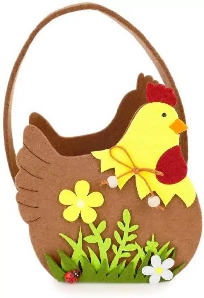 Koszyk wielkanocny kurka - tantis.pl