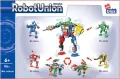 Klocki konstrukcyjne Alleblox RobotUnion 65el zielony - tantis.pl