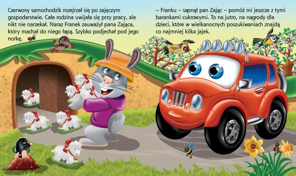 Wielkanocne zabawy. Samochodzik Franek - tantis.pl