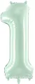 Balon foliowy cyfra 1 zieleń 72cm - tantis.pl