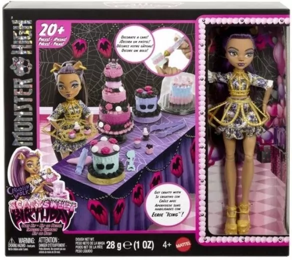 Monster High Straszysłodkie urodziny Tort i lalka - tantis.pl