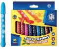 Kredki żelowe wykręcane 10kol Silky ASTRA - tantis.pl