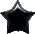 Balon foliowy Gwiazda czarna 45cm - tantis.pl