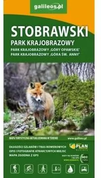 Stobrawski Park Krajobrazowy. Mapa turystyczna - tantis.pl