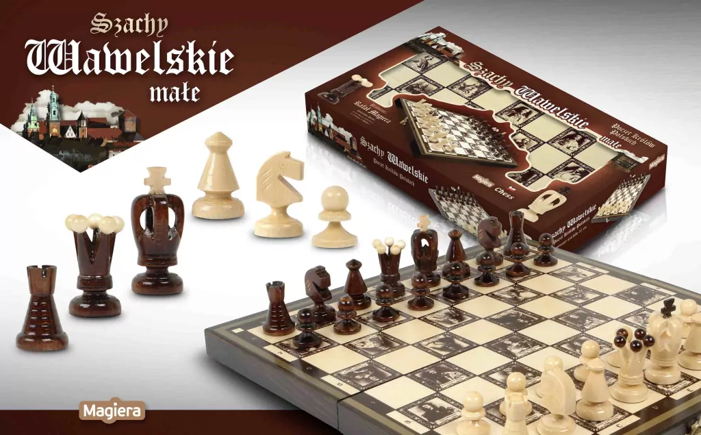 Szachy małe królewskie 35cm - tantis.pl