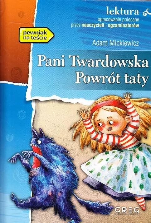 Pani Twardowska. Powrót taty. Lektura z opracowaniem - tantis.pl