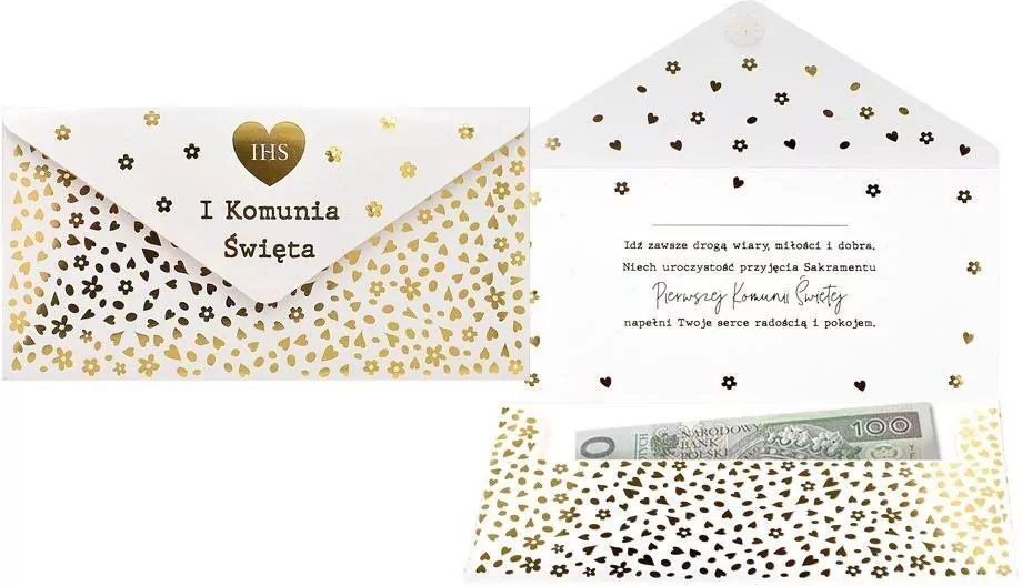 Koperta podarunkowa Komunia - tantis.pl