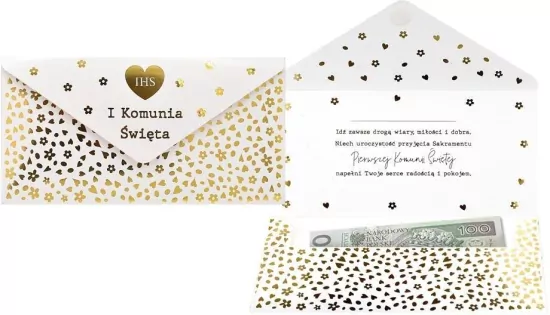 Koperta podarunkowa Komunia