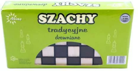 Abino. Szachy drewniane w pudełku - tantis.pl