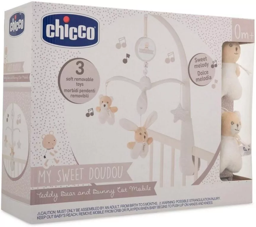 Karuzela Miś i Króliczek My sweet Dou Dou - tantis.pl