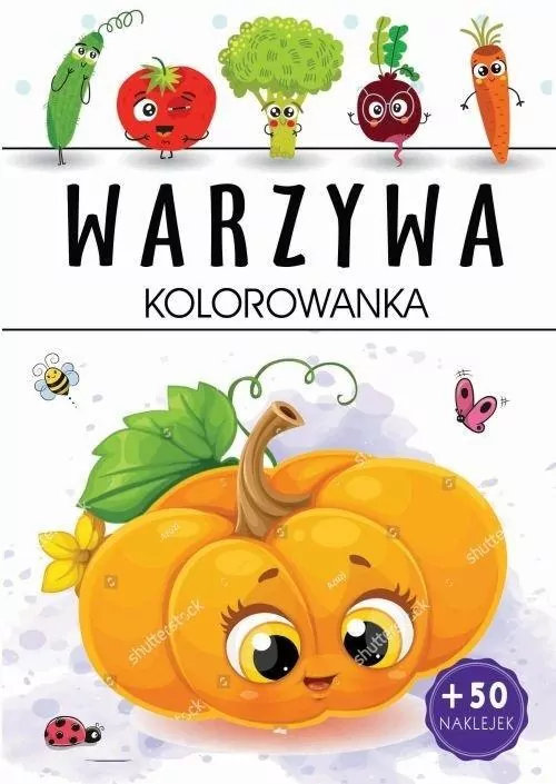 Warzywa kolorowanka - tantis.pl