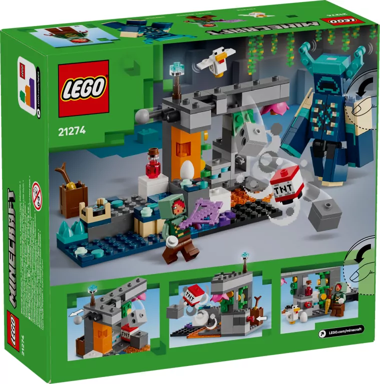 LEGO® Minecraft. Spotkanie ze strażnikiem 21274 - tantis.pl