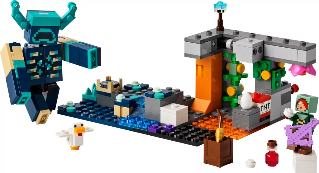 LEGO® Minecraft. Spotkanie ze strażnikiem 21274 - tantis.pl