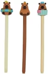 Długopis z figurką wakacyjnej kapibary - 1 szt.