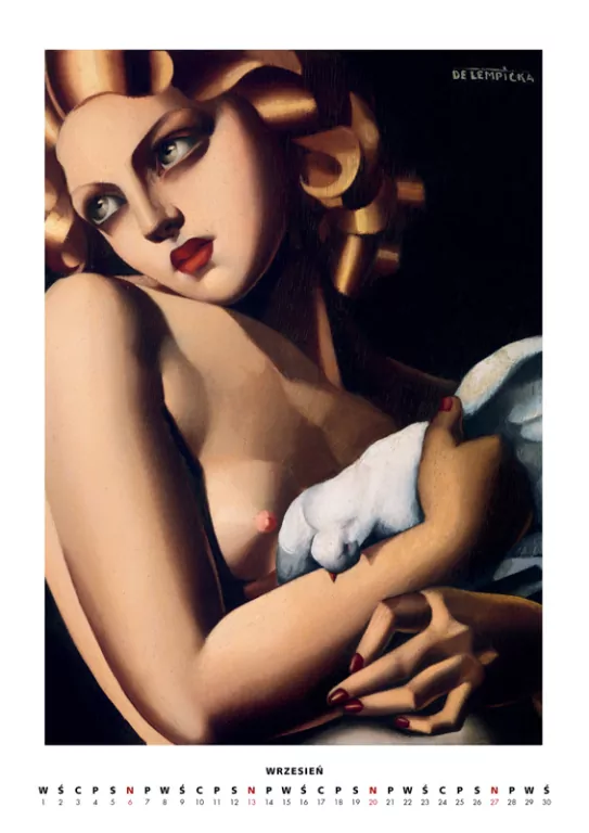 Kalendarz 2026 - Tamara Łempicka wzór 2 A3 - tantis.pl