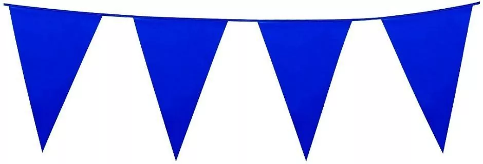 Girlanda flagi niebieskie 10m - tantis.pl