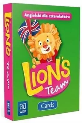 Lion's Team. Cards. Angielski dla przedszkolaków - tantis.pl