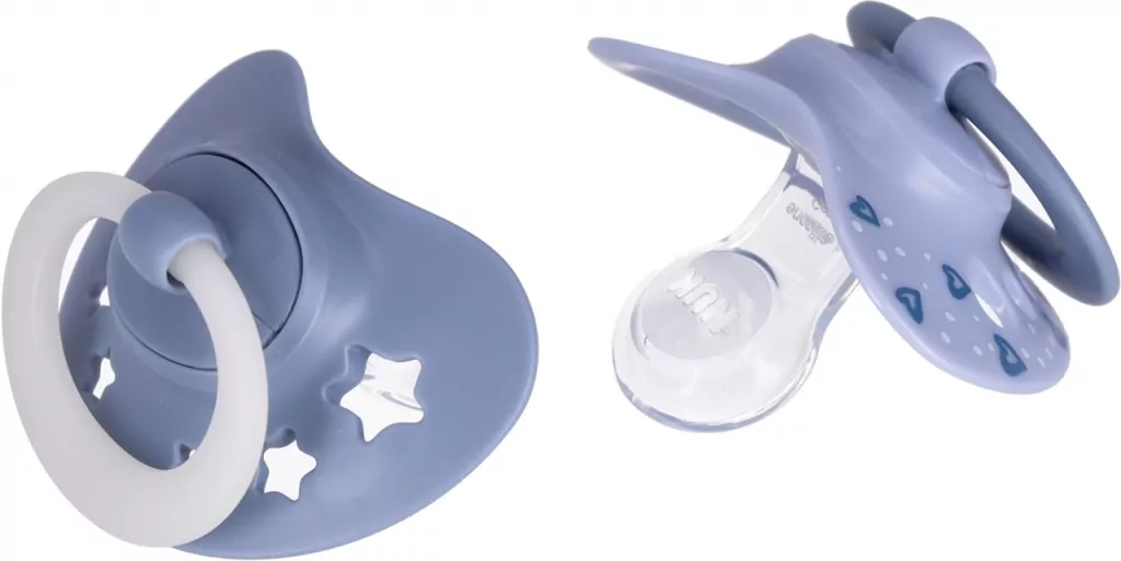 NUK. First Choice. Smoczek. 2 sztuki. 6-18 miesięcy. Niebieski - tantis.pl