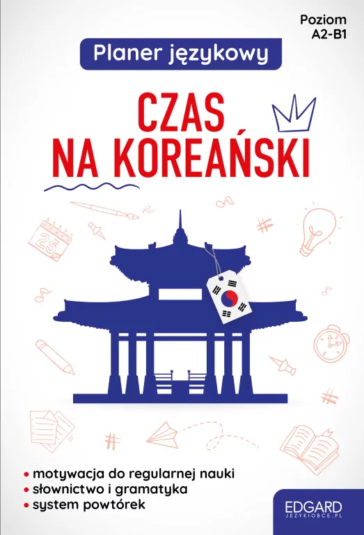 Planer językowy. Czas na koreański A1-B1 - tantis.pl