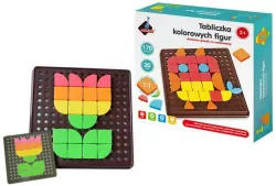 Tabliczka kolorowych figur. Genialny dzieciak