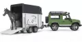 Land Rover z przyczepą i figurką konia - tantis.pl