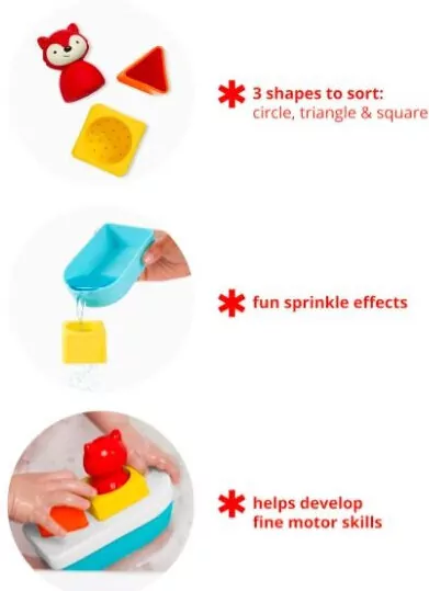 Zabawka kąpielowa Sorter Łódka - tantis.pl