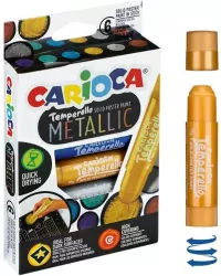 Carioca. Farby w sztyfcie. Temporello mealic, 6 kolorów