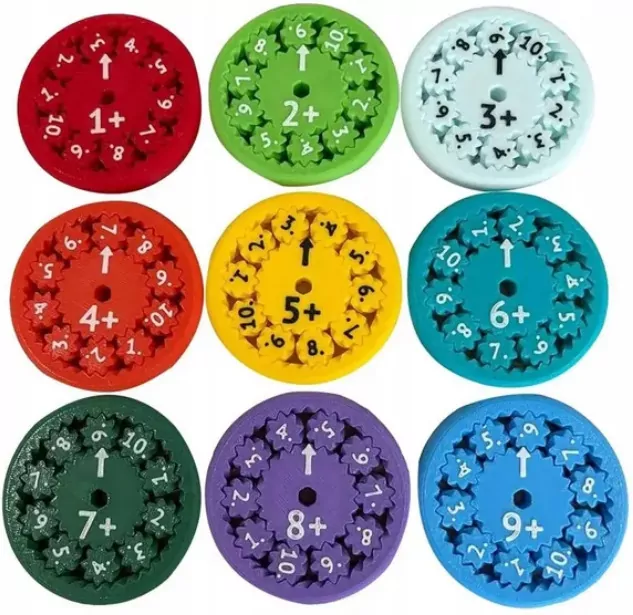 *****Matematyczny spinner x/: 9szt/set 44242 - tantis.pl