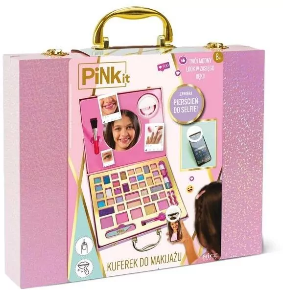 Pink It Kuferek do makijażu z pierścieniem selfie - tantis.pl