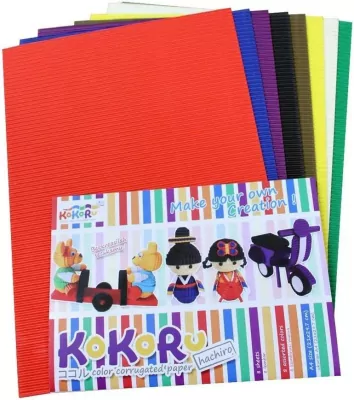 Tektura falista A4 8 arkuszy mix trend