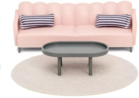 Meble do salonu do domku dla lalek basic