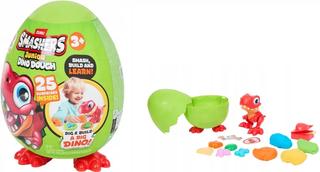 Dinozaur Zuru w jajku z masy plastycznej mix - tantis.pl