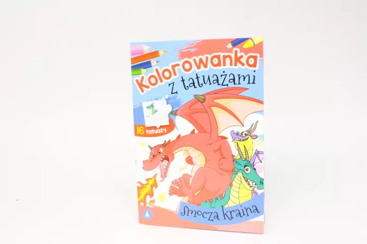 Smocza kraina. Kolorowanka z tatuażami - tantis.pl