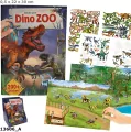 Zestaw kreatywny z naklejkami Dino ZOO 13606A - tantis.pl