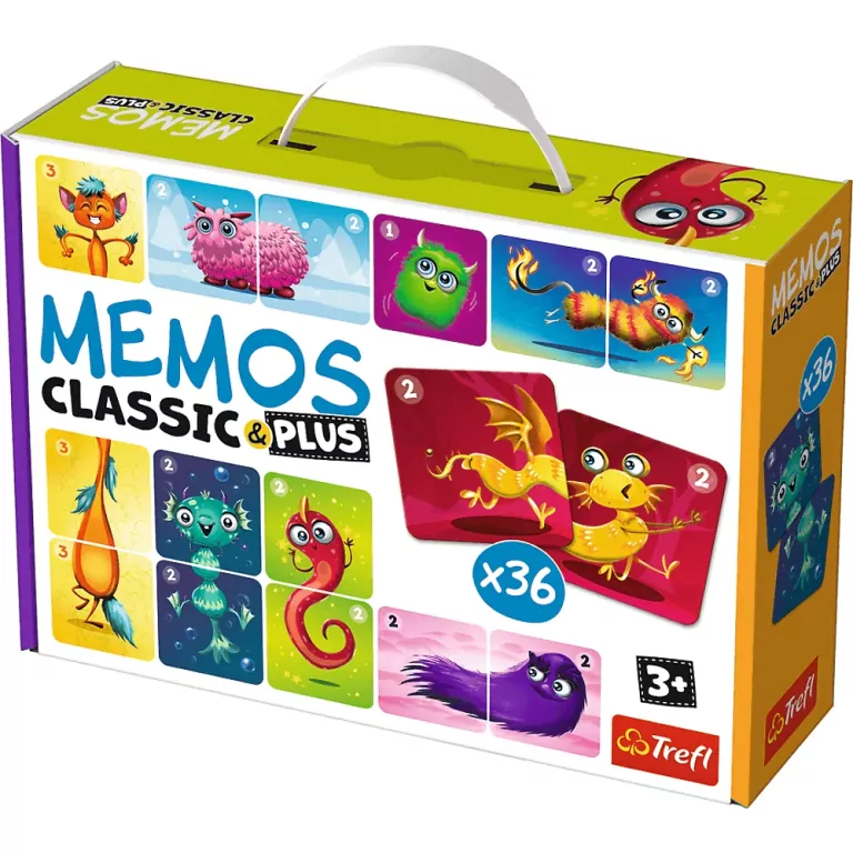 Memo Classic&Plus. Cute monsters - tantis.pl