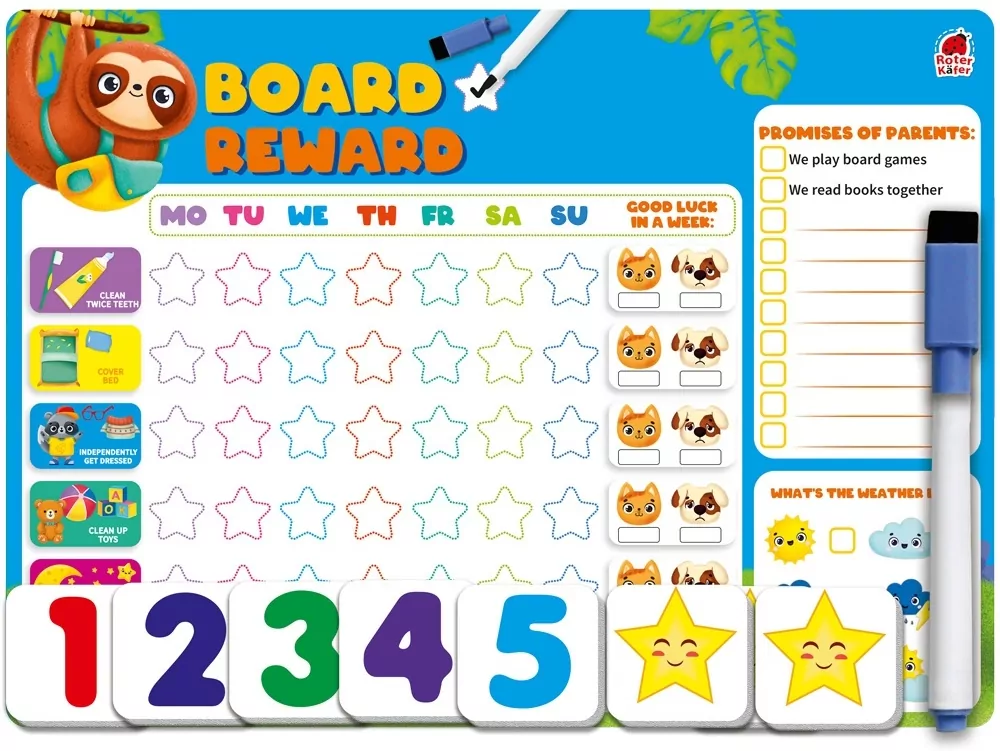 Tablica motywacyjna magnetyczna z markerem - tantis.pl