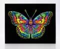 Diamond Dotz - Adults Flocked Neon Butterfly - tantis.pl