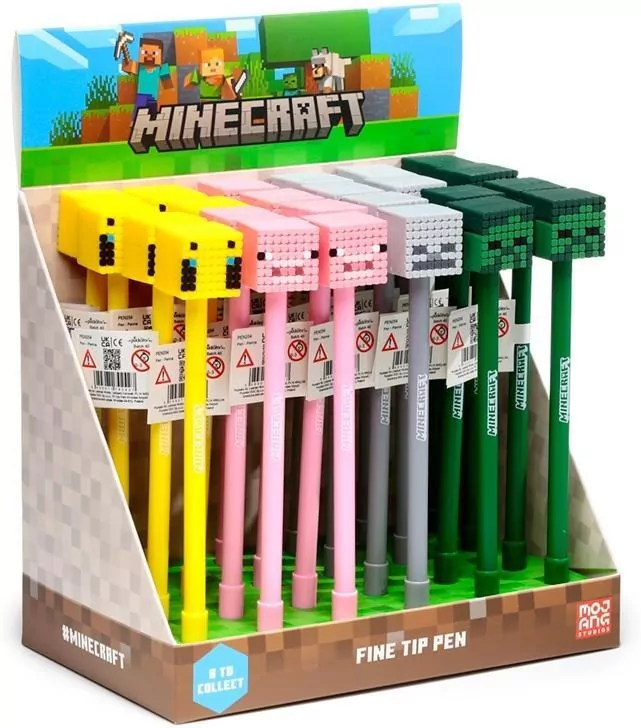 Cienkopis z silikonową nakładką Minecraft - tantis.pl