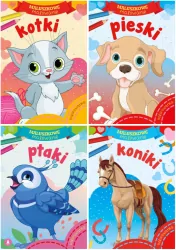 Pakiet: Kotki/ Pieski/ Ptaki/ Koniki. Maluszkowe malowanie. Tom 1-4