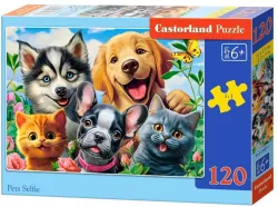 Puzzle 120. Pets Selfie. 13609-1