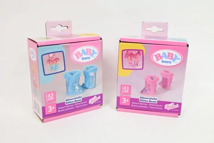 Baby born - Glitter Boots 2 43cm mix - tantis.pl
