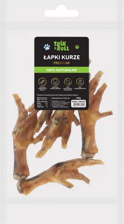 PRZYSMAK DLA PSA LAPKI KURZE 100GR TRIK FOLIA100 - tantis.pl